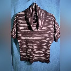 Calvin Klein black and silver striped sweater